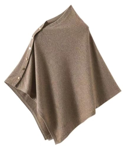 Women's Cashmere Shawl Wraps Casual Knitted Scarf Poncho Cape Lightweight Sweater Coat for Spring Fall Winter