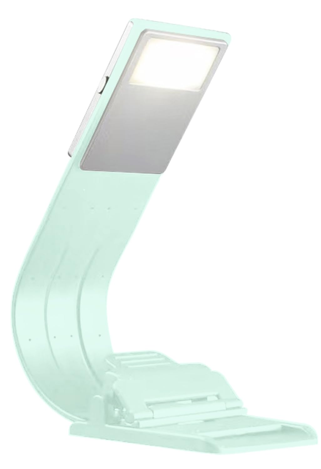 QDPKPI Bookmark Book Light, Clip on Book Lights for Reading at Night, Reading Lights for Books in Bed - Eyes, 8 LED with 3 Colors Temperatures & Stepless Dimming for Readers & Kids -Green