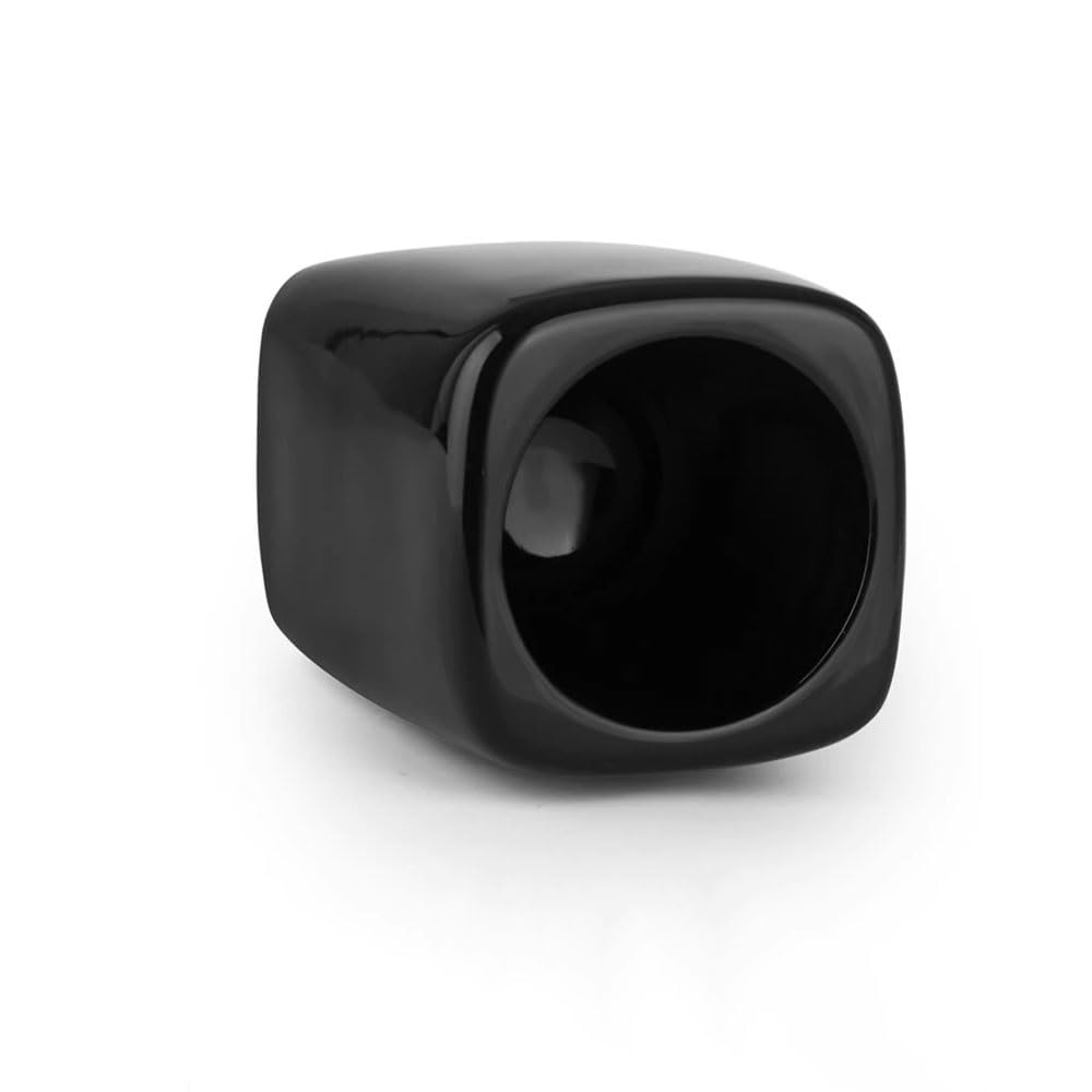 Cepillo para Inodoro Juego de portaescobilla de baño de cerámica Negra Brillante, Cabezal de Cepillo Redondo de pie for Suelo, Cepillo de baño con Mango Chapado de plástico Cepillo de baño