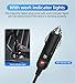PROIMB DC 5.5 x 2.1mm + 7.9 x 5.5mm Car Charger Power Supply Cord, 12v -24v, 6.56 FT Car Cigarette Lighter Cable Male Plug to DC Connector, for Car DVR,Bluetooth Speakers,Camera,GPS,Laptop, black