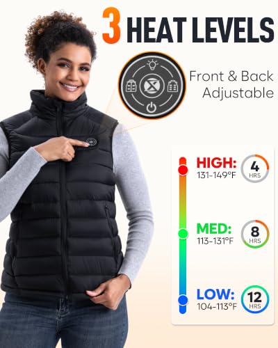 Women`s Heated Softshell Vest - image 4