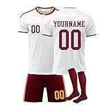 Conjunto completo para pequeñas promesas：El pack incluye: camiseta personalizada, short ultraligero con control de humedad y calcetines con soporte de tobillo. Perfecto para competición, entrenamiento, uso diario o para celebrar el regreso a clases con estilo. Una solución integral para tus necesidades de equipación.