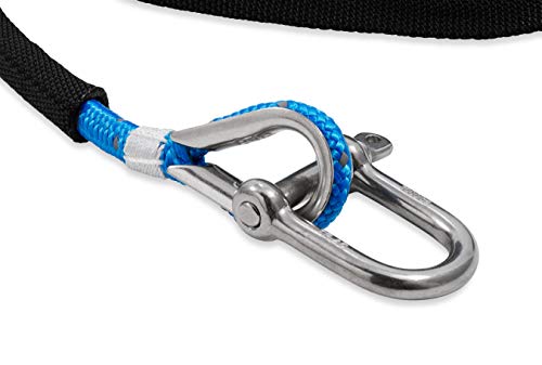 Trac Outdoor 100Ft Anchor Rope | Features An 800 Lb. Break Strength | Includes A Stainless Steel Anchor Shackle (69080) #TOP1