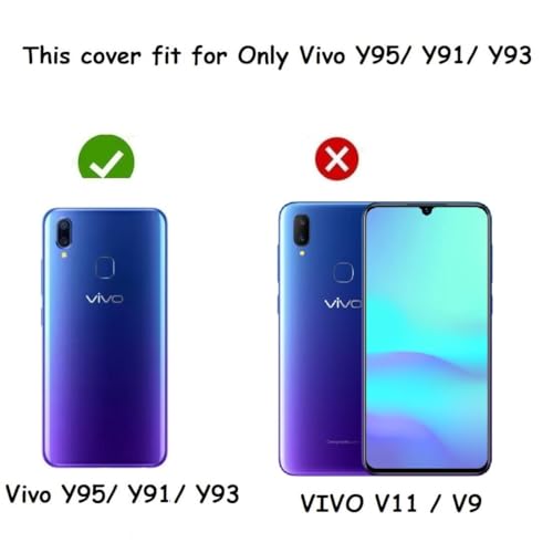 Image of Bintage Cute Fun Ball | Taddy Cartoon 3D Smiley Coffee Cup | Milk Donut | Full Camera Protection Back Cover Compatible for Vivo 1811 / Vivo Y91 / Y93 / Y95 - Brown
