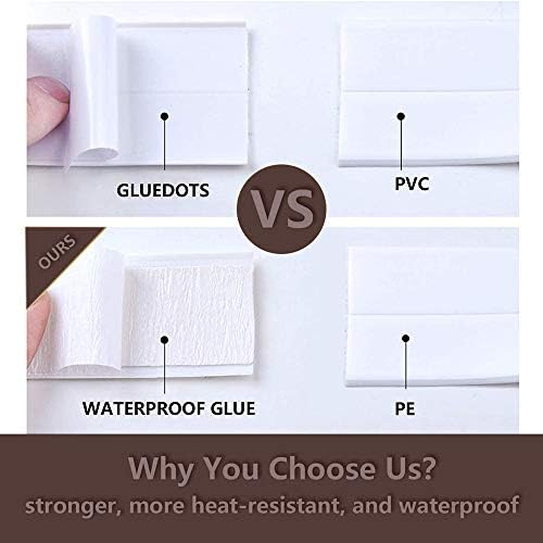 Caulk Strip,Funwaretech Self-Adhesive Waterproof Sealing Tape,Mildewproof & Moisture Proof Sealer for Kitchen Countertop,Sink,Bathroom,Toilet,and Bathtub Floor Wall Edge Protector,3.2mX3.8cm-Brown