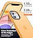 CANSHN Matte Compatible with for iPhone 11 [Military Drop Certified] Translucent Back Phone Cover, Anti-Fingerprint - Orange