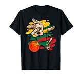 Dabbing Dog Litauen Basketball Fans Trikot Litauische Flagge T-Shirt