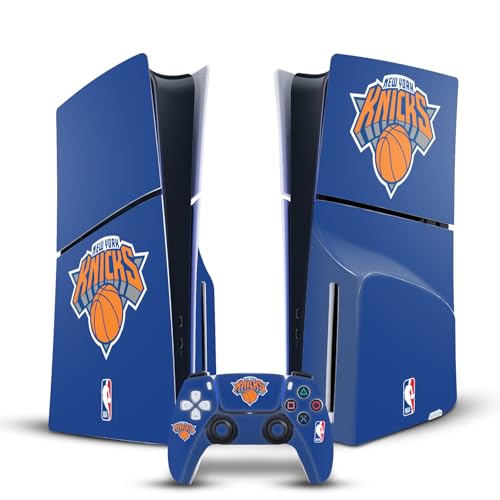 Skin PS5 Slim New York Knicks contre l'usure de la manette et de la console