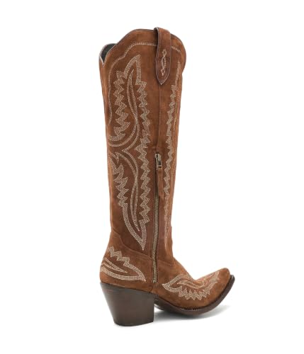 Image of ARIAT Womens Casanova Oiled Tan Suede 7.5 Wide