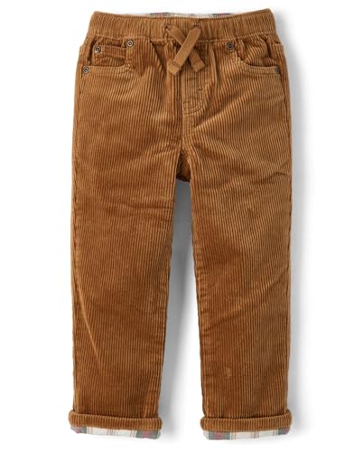 Gymboree Boys' and Toddler Pull on Corduroy Roll Cuff Pants