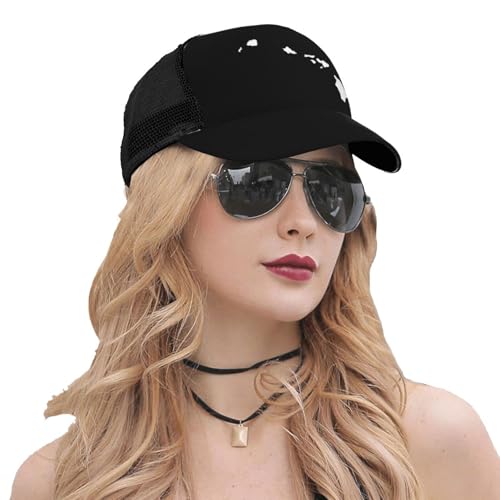 Hawaiian Islands Unisex Mesh Baseball Caps - Classic Adjustable Hat 5
