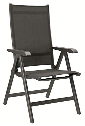 Kettler Basic Plus Folding Multiposition Chair - Gray/GrayProduct Name
