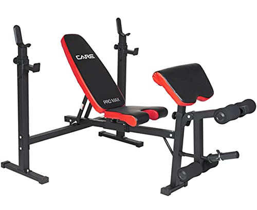 Banco de musculación CARE FITNESS - Pro Max Black (50349)