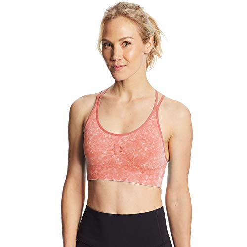 C9 Champion Women's Seamless Snow Wash Cami Bra, Rose Ranch Pink, M
