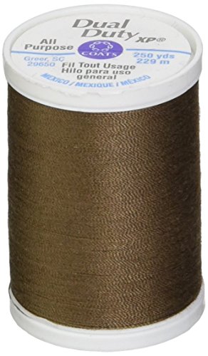 Coats Thread & Zippers S910-8360 Dual Duty XP General Purpose Thread 250-Yard Summer Brown