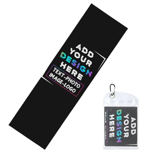 GUANGSHACORA Custom 1-100PCS Cooling Sports Towel, Personalized Photo Logo Soft Cold Exercise Towel for Neck and Face Customized Quick-Drying Cooling Wrap Fitness Workout Sweat Towel 12