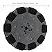 Omnidirectional Wheels, 4 Inches, 2 PCS with Metal Hub and Rubber Rollers, Industrial Robot Parts for Enhanced Mobility and Traction