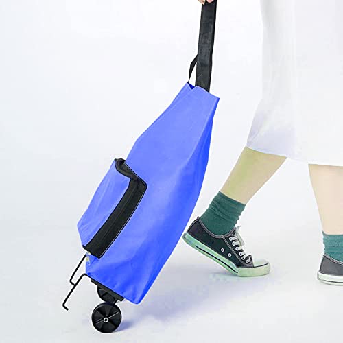 TONIJAWES Faltbare Einkaufstasche Mit Rädern, Multifunktionaler Einkaufstrolley Einziehbare Faltung, tragbar und tragbar… – Bild 6