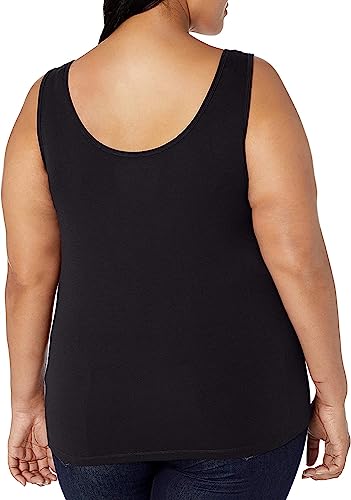 Image of SHAPERX Women's Regular Fit Sleeveless Cotton Camisole Slip Spaghetti Pack of 1 Plus Size
