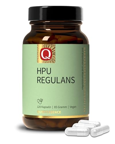 Quintessence HPU Regulans, HPU Kapseln 120 Stk. - Für erhöhten Nährstoffbedarf bei HPU/KPU, Ohne Zusatzstoffe, Abgestimmter Mix aus Vitaminen & Mineralstoffen, Vegan, Produziert in Deutschland