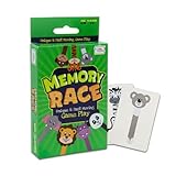 Memory Race Card Game by Trunkworks | Family Travel Game for Kids Ages 5 + Years | Develops Memory and Focus