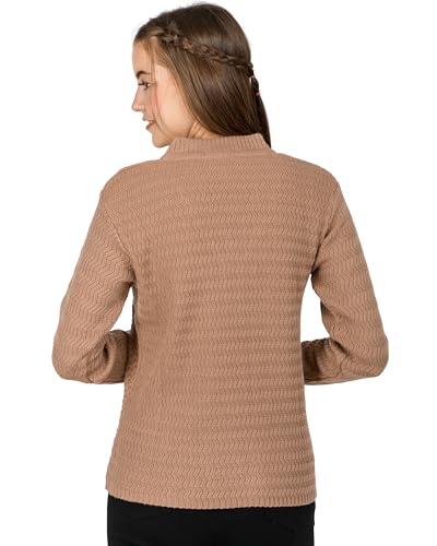 Image of Lady Willington Women Woolen V-Neck Self Design Cardigan Heavy Daffodil Fabric Cardigan Winter Wear Pure Wool Cardigans for Women Sweaters Long Cotty Fully Warm Cardigan Free Sizes