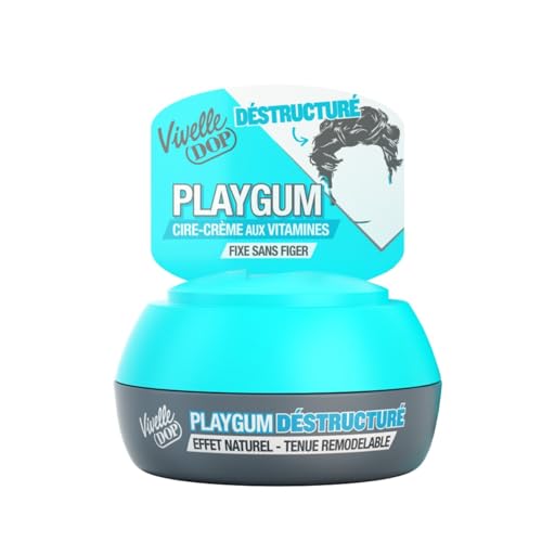 Cire Coiffante Vivelle Dop Playgum pour Coiffure Coiffé Décoiffé