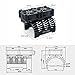 Surpass Hobby 30mm RC Car Cooling Fan 27000RPM Motor Heatsink with Metal Heatsink for 1/7 1/8 RC Car Diameter 40-42mm Brushless Motor