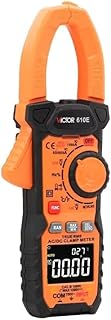 YuqiaoTime VICTOR 610D/ 610E AC/DC 1000V 1000A Digital Clamp Multimeter True RMS VFD Multimeter NCV Live Backlight Function 6000 counts Display(VICTOR 610E)