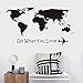 Haz Tu Avión Favorito Pegatinas De Pared Mapa Del Mundo Diy Vinilo Removible Tatuajes De Pared Sala De Estar Oficina Decoración Para El Hogar