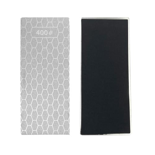 5 Stück Messerschärfsteine, 200/400/1200/2500/3000 Diamant-Läppplatten für Messer, Äxte, Beile, Rasenmäherklingen, Astscheren und Meißel