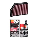 K&N Engine Air Filter: High Performance, Premium, Washable, Replacement Filter: Fits 2020 CHEVY/GMC