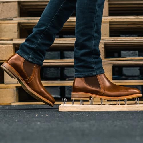 Steel Toe Chelsea Boot Wallace Amber2