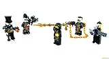 Tamaño de la figura: 4,5 cm. LEGO Ninjago - Juego de 5 figuras de villanos Nya, Sawyer, Talon, Jet Jack y Böser Barón de hierro con armas