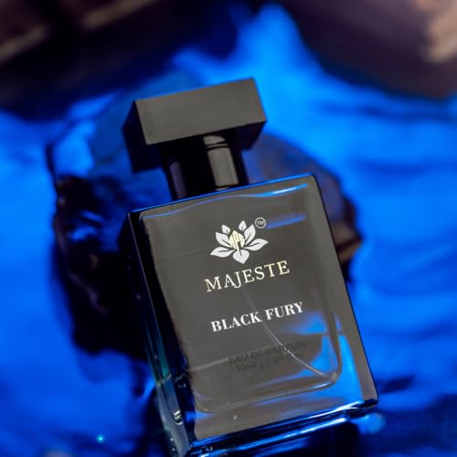 Image of Black Fury by APS Majeste Perfume 50ml | Long Lasting Perfume For Men | | Fresh | Gift Set | Rakhi Gift for Brother | Friendship Day Gift | Corporate Gifts | Gift for Love One | Luxury Gifting | Premuium Gifting | Luxury Scent (Pack of 5)