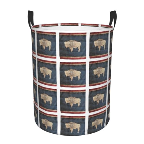Panier à linge haut Wyoming pour solutionner le manque de rangement des grosses couvertures