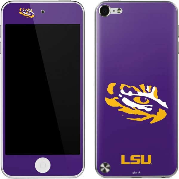 Skinit Decal MP3 Player Skin Compatible with iPod Touch (5th Gen&2012) - Officially Licensed LSU Tiger Eye Logo Design