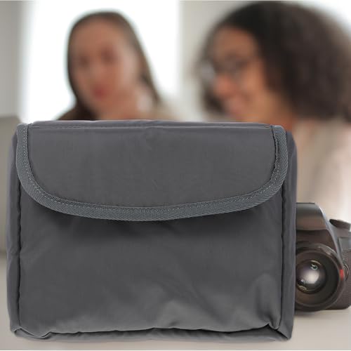 Mochila con bolsa para cámara portátil y estuche práctico de nylon protector 6