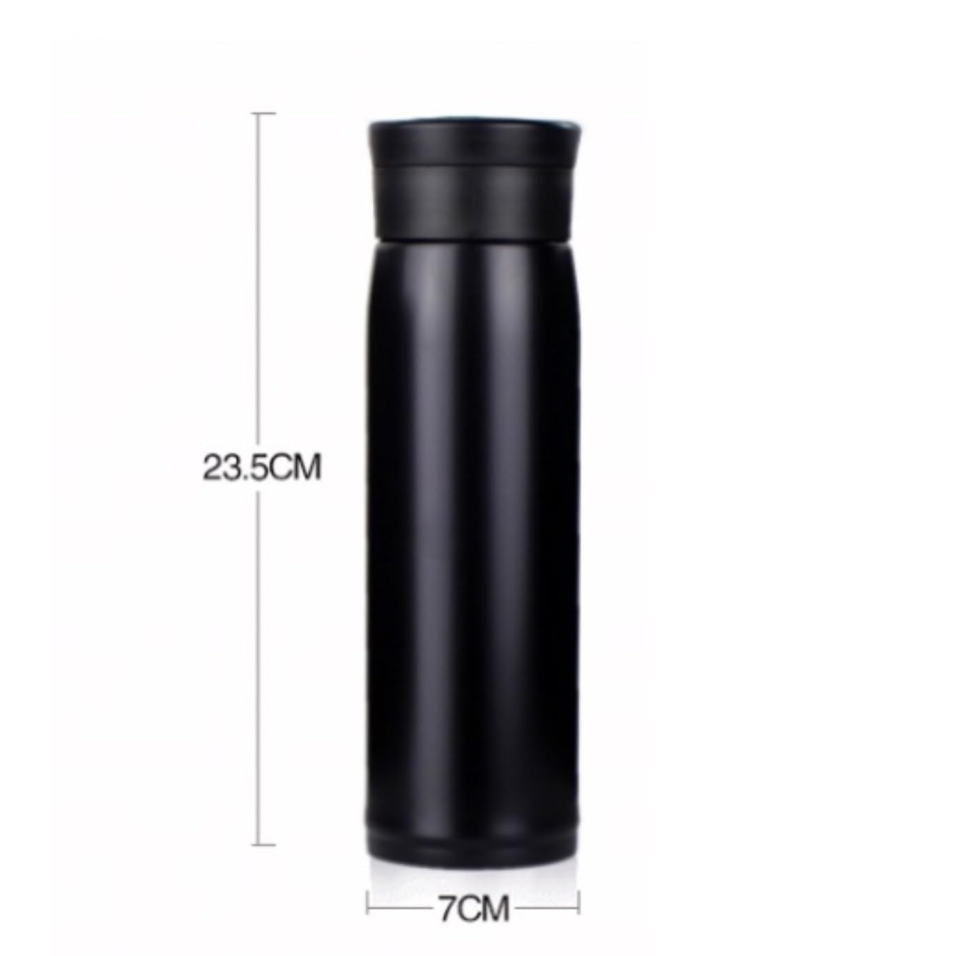 Borraccia Isolare La Bottiglia d'Acqua Thermos in Acciaio Inossidabile Bottiglia d'Acqua Thermos da Viaggio Portatile per Auto Water Bottle(Bruin)