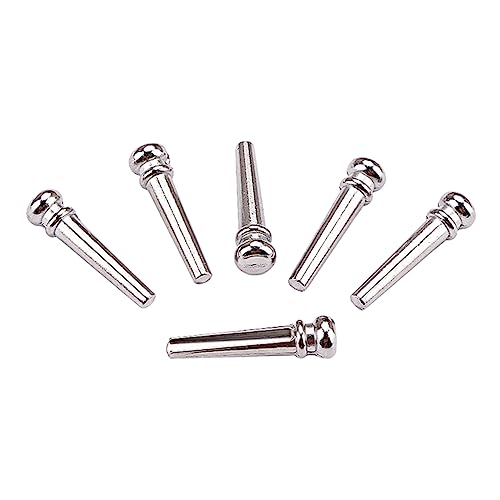 TOGEVAL 6個ギター用属 釘 ーサル ペグ フォークギター用 音 簡 取り付けで 的な楽 パーツ