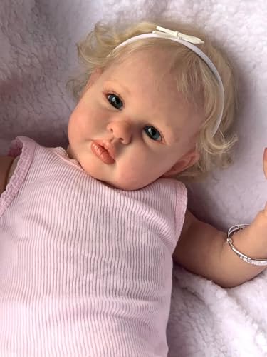 Muñeca Reborn Silicone Bebé Realista 24 Pulgadas miniatura 2