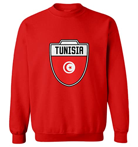 Tunisia Soccer Crest - Country Pride Toddler Fleece Crewneck Sweater