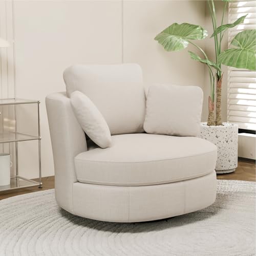 Chifee & Vingol 40.35' Oversized Swivel Accent Chair,...