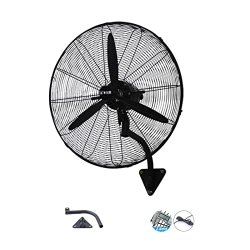 Ventilador De Ventilación Comercial, Ventilador De Pared Oscilante, Ventilador De Pared, 3 Velocidades, Oscilación De 120°, para Interiores, Comerciales, Residenciales, A-Copper-30in