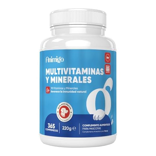 Multivitaminas y Minerales para Perros y Gatos - 365 Comprimidos | 18 Vitaminas para Apoyo Inmunológico, Piel, Pelo y Articulaciones - Ideal para Todas Las Razas y Tamaños, Mayores y Cachorros