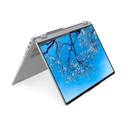 Image of Lenovo Portable Flex Laptop, 14 inch Convertible WUXGA IPS Display, Intel i7-1255U Processor Up to 4.70GHz, 8GB DDR4, 512GB SSD, Super-Fast WiFi 6, HDMI, Windows 11, Pastel Gray(82-Renewed)