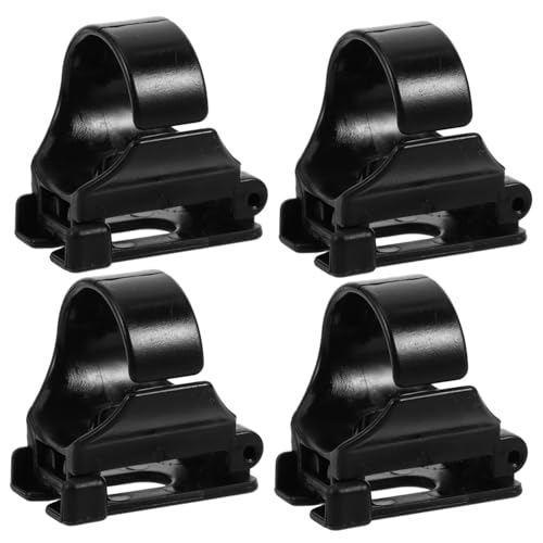 KICHOUSE 4pcs Universal Snorkel Clip Replacement Dry Design Plastic Snorkel Keeper for Diving Gear