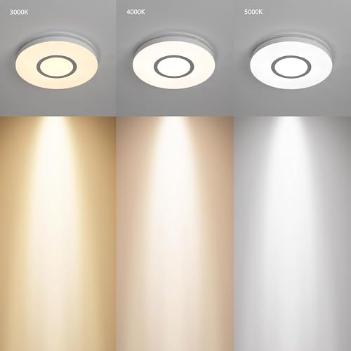 Extracto para baño Homewerks de 80 CFM con luz LED de 3 temperaturas de color (3000K/4000K/5000K), luz nocturna de 2700K, 1.1 sones, para ambientes hasta 80 pies cuadrados, acero galvanizado miniatura 2