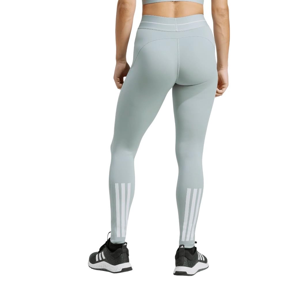 ADIDAS Leggings HYPERGLAM 3 Bandas Verde SAMA JX1876 Mallas Mujer Fitness