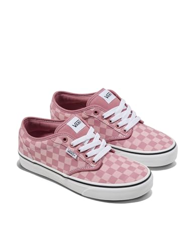 Image of Vans Women's Atwood Shoe, Tonal Check Rose, 8 | Casual Shoes